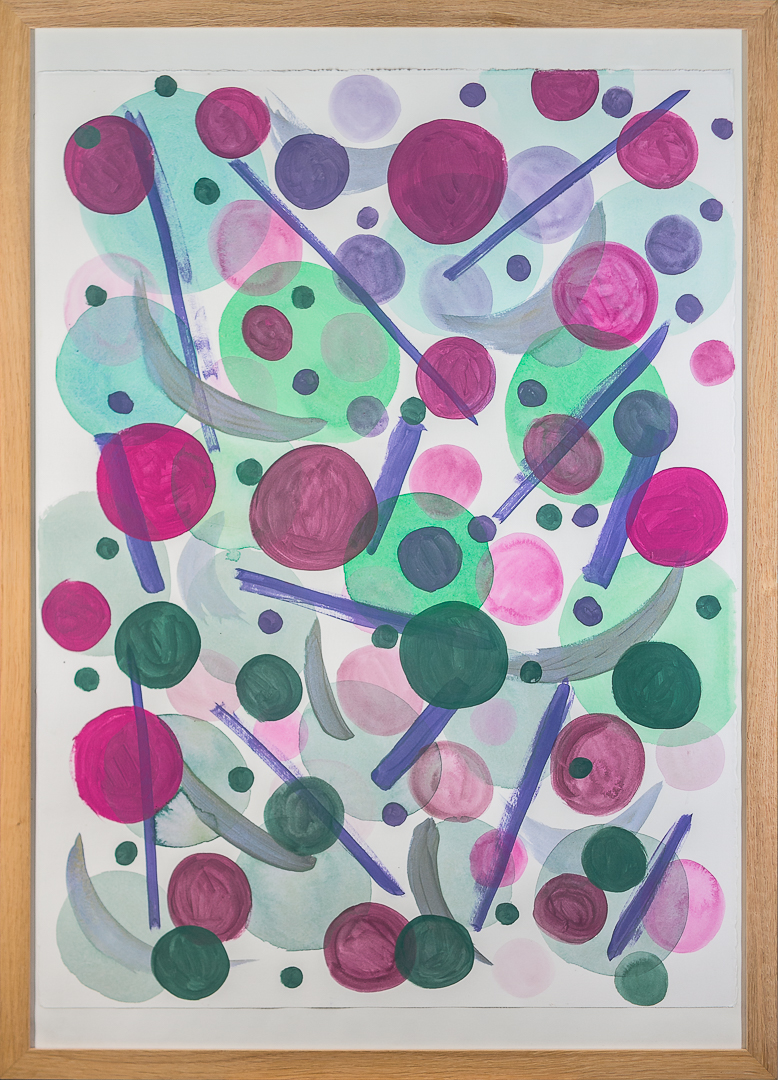 Spot Painting on Paper VI