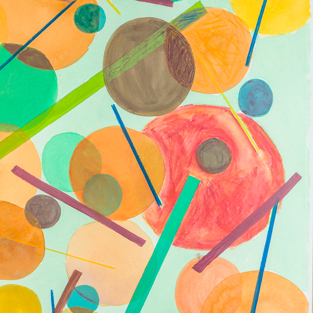 Spot Painting on Paper IX
