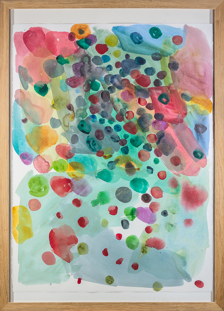 Spot Painting on Paper X