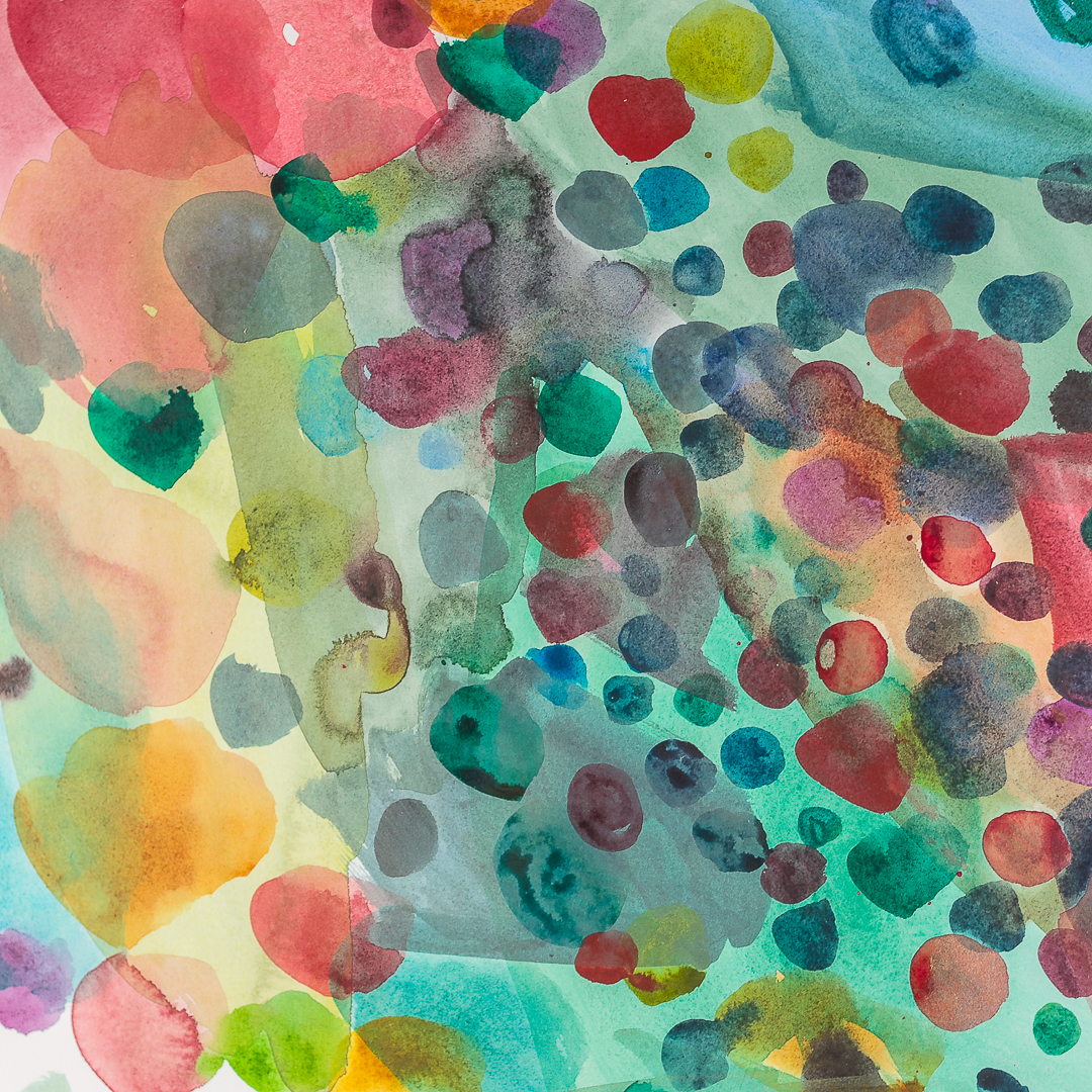 Spot Painting on Paper X