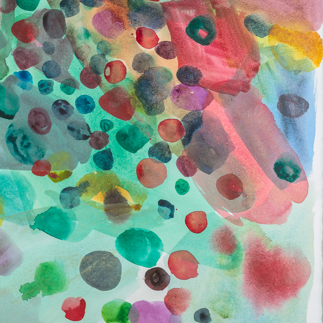 Spot Painting on Paper X