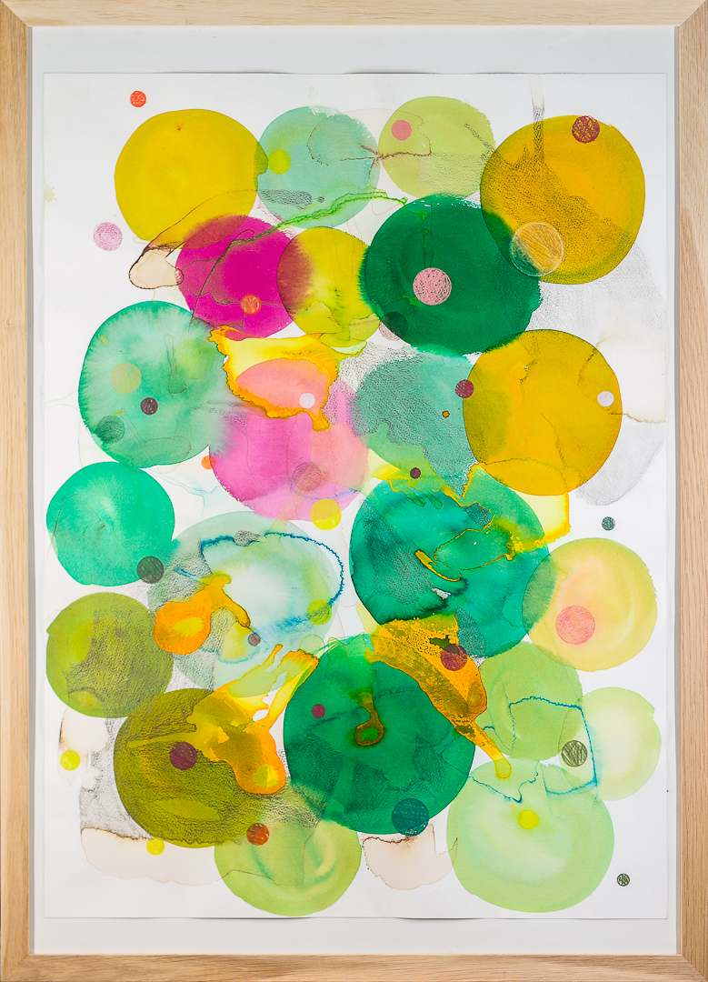 Spot Painting on Paper XI