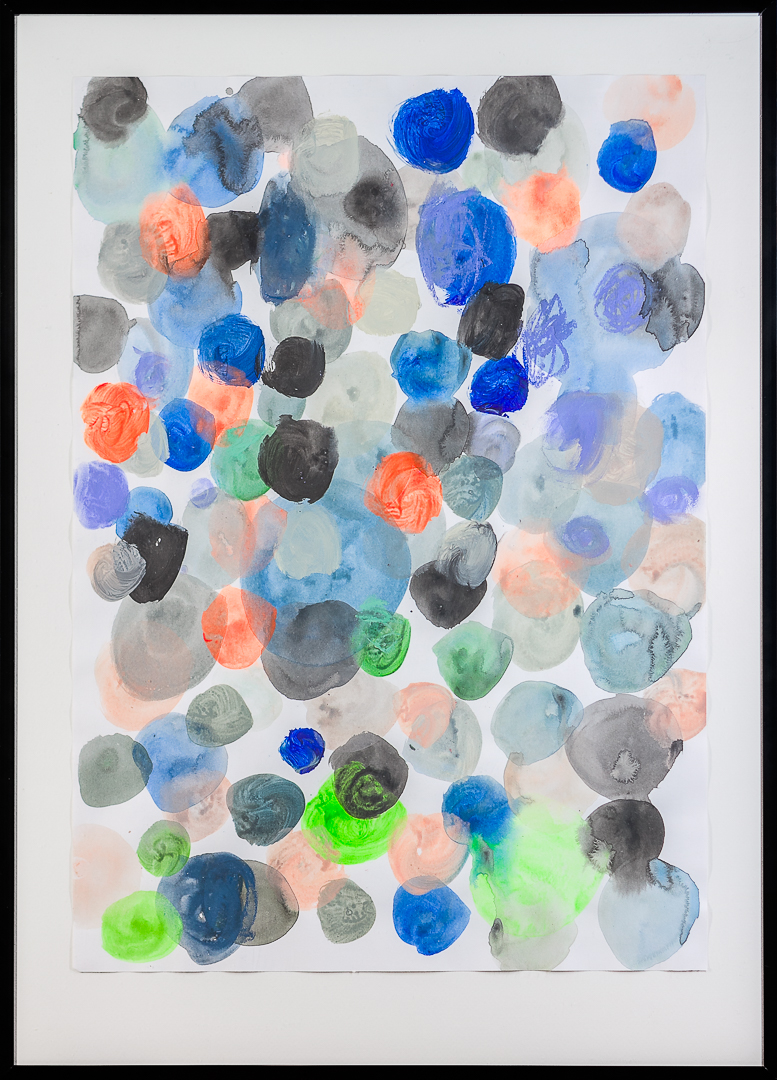 Spot Painting on Paper XII