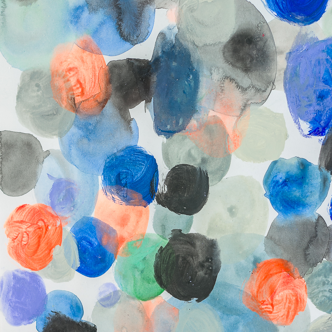 Spot Painting on Paper XII