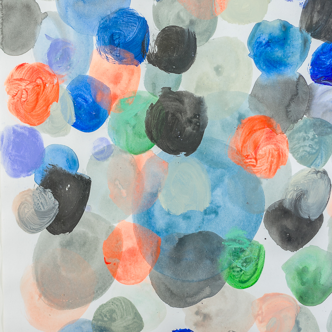 Spot Painting on Paper XII