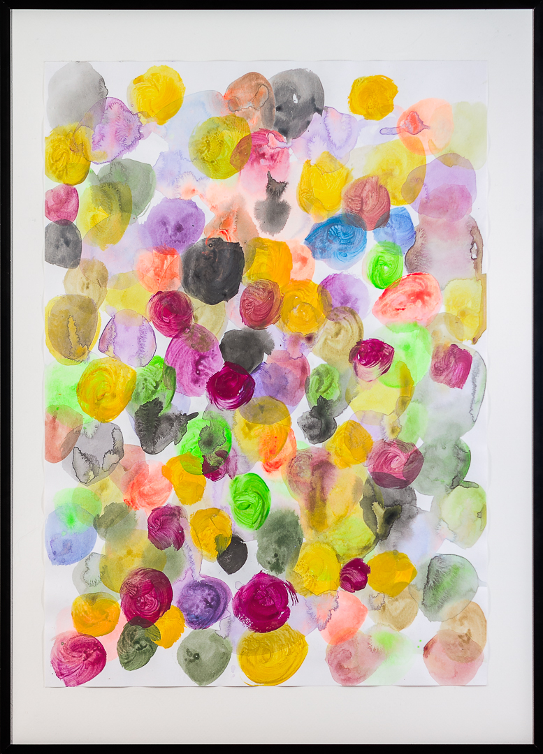 Spot Painting on Paper XIII