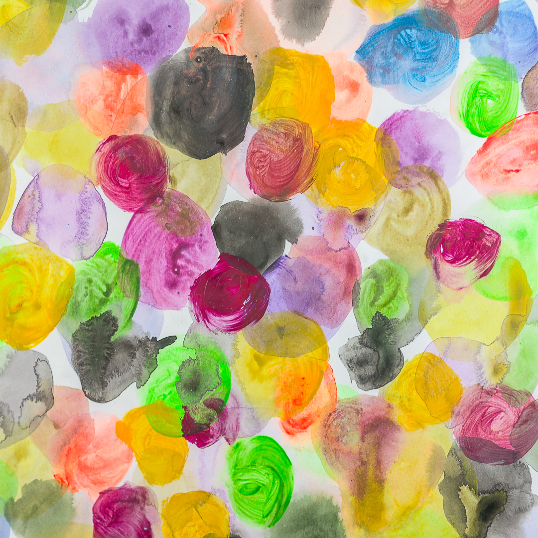 Spot Painting on Paper XIII