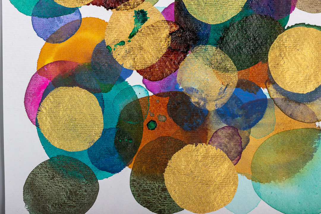 Spot Painting on Paper XVII