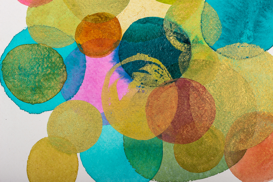 Spot Painting on Paper XVIII
