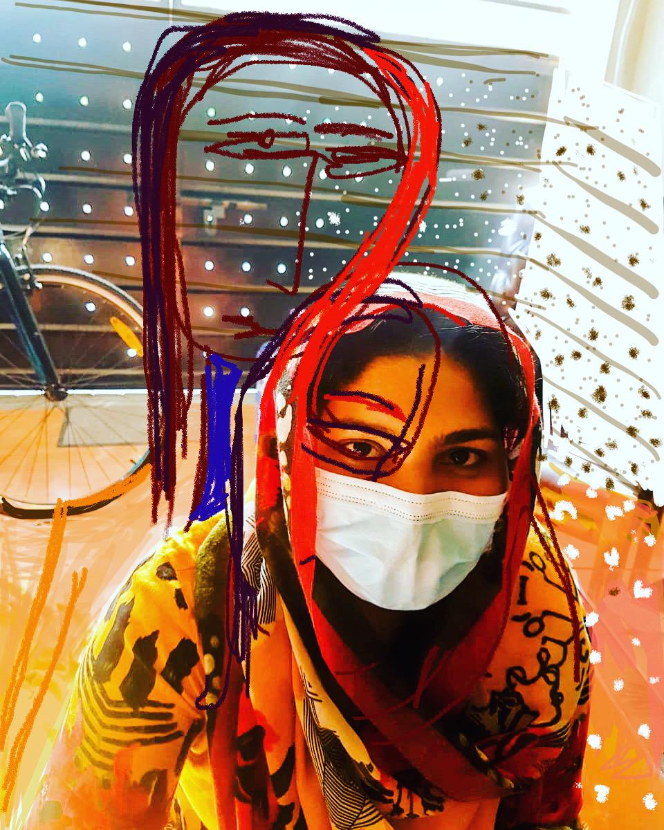 iPhone Drawing V
